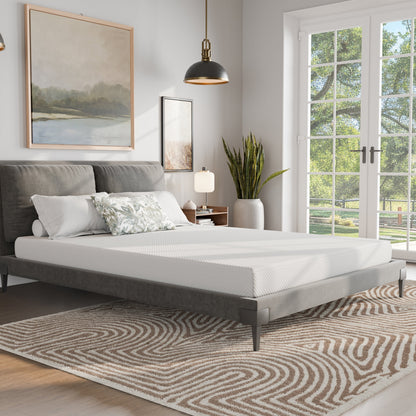 O-Sleep 6 Gel Memory Foam Mattress in a Box with CertiPUR-US and OEKO-TEX