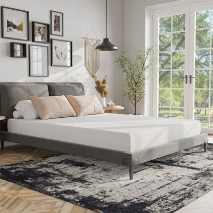 O-Sleep 8 Gel Memory Foam Mattress in a Box with CertiPUR-US and OEKO-TEX