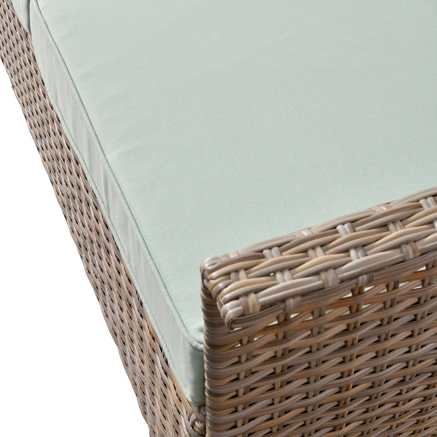 OVIOS 3-piece Pet-Friendly Patio Furniture Swivel Chairs Wicker Set