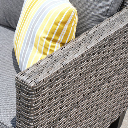 OVIOS 7-piece Patio Outdoor Wicker Conversation Set
