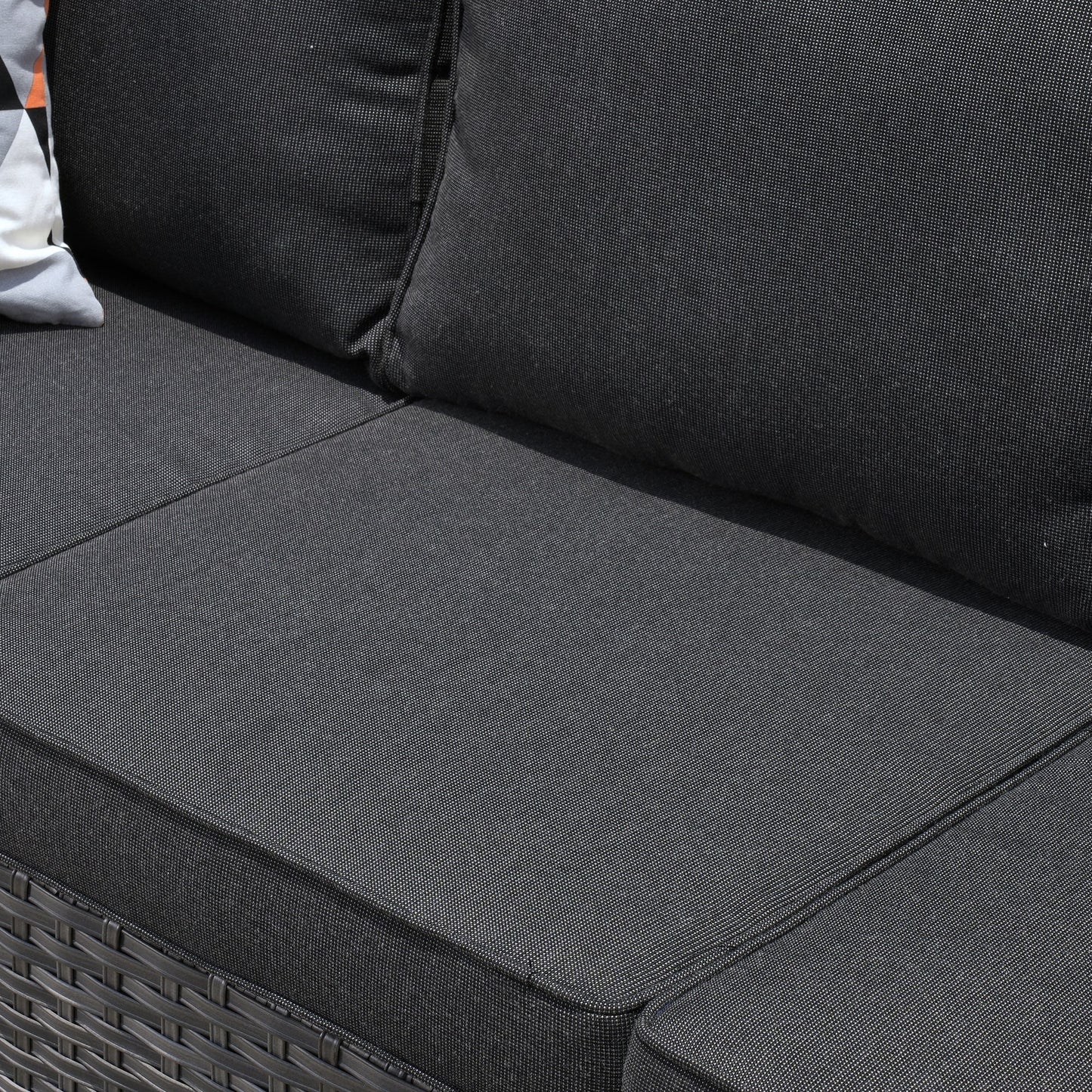 OVIOS 7-piece Patio Outdoor Wicker Conversation Set