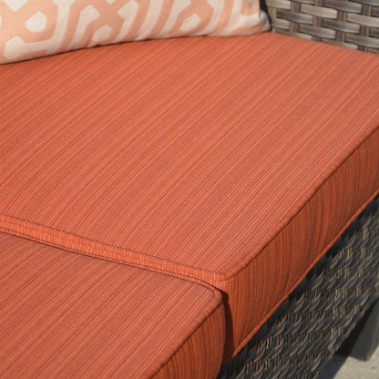 OVIOS 7-piece Patio Outdoor Wicker Conversation Set