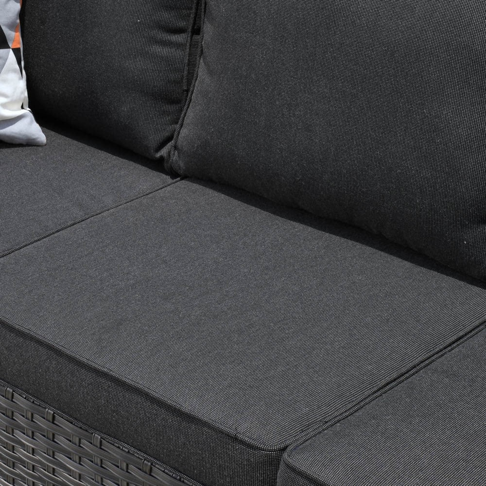 OVIOS 8-piece Patio Wicker Conversation Furniture Set with Swivel Chairs