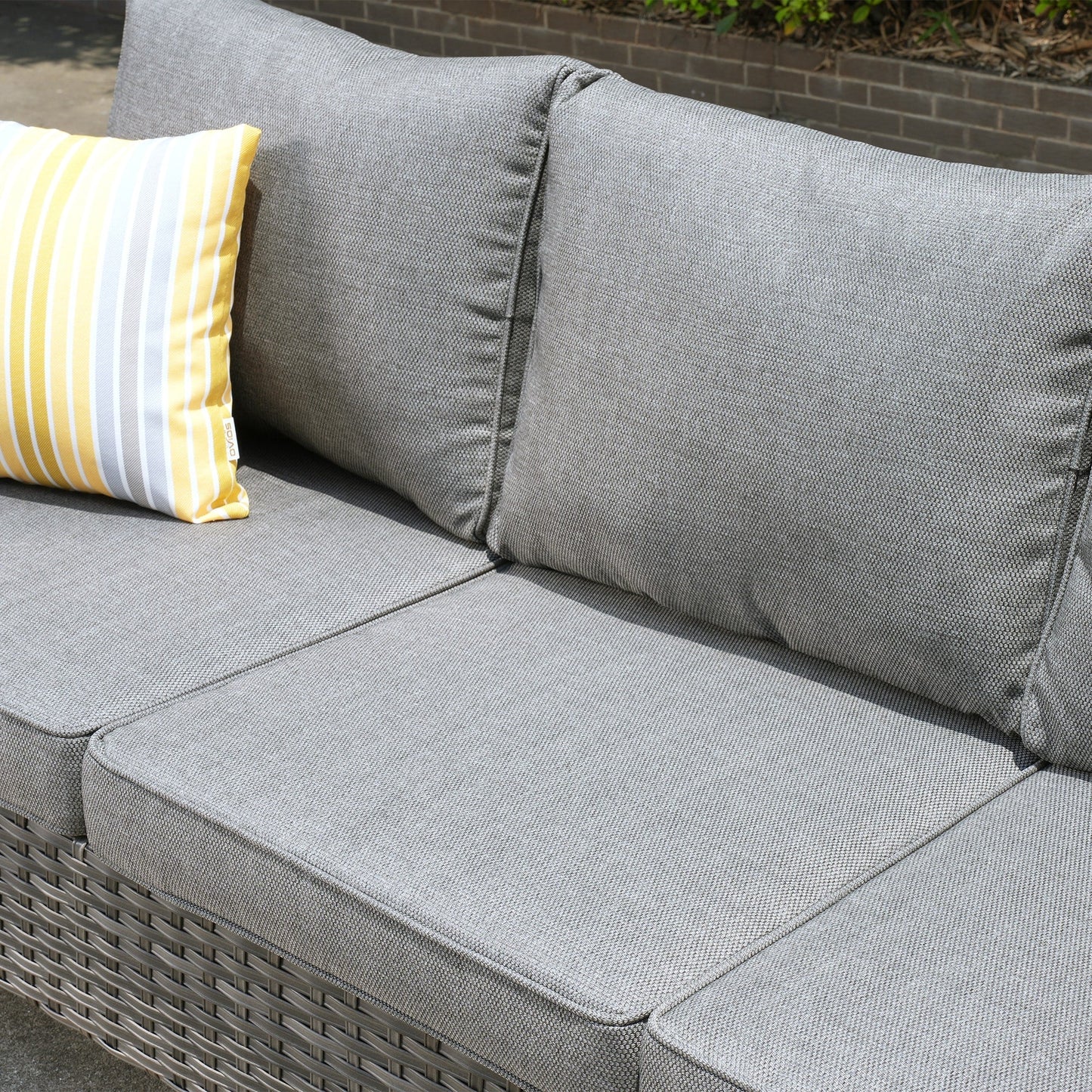 OVIOS 8-piece Patio Wicker Outdoor High-back Sectional Furniture Set