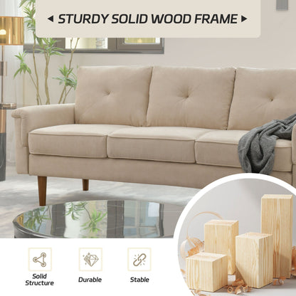 OVIOS Rive Design Cushion Wood Leg Indoor Sofa