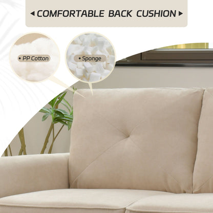 OVIOS Rive Design Cushion Wood Leg Indoor Sofa