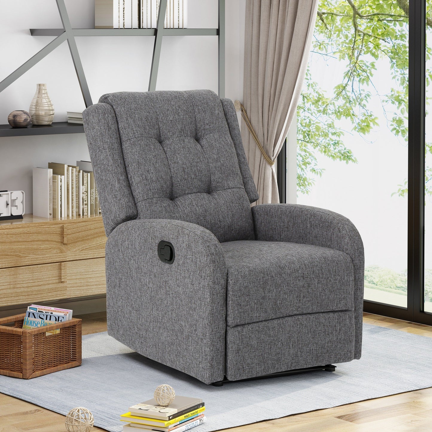 O'Leary Traditional Upholstered Recliner by Christopher Knight Home