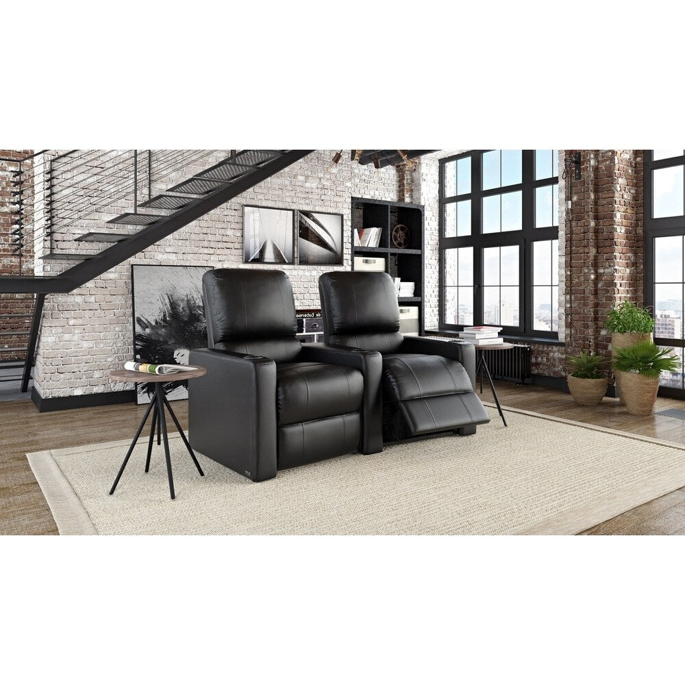 Octane Charger XS300 Manual Leather Home Theater Seating (Row of 2)