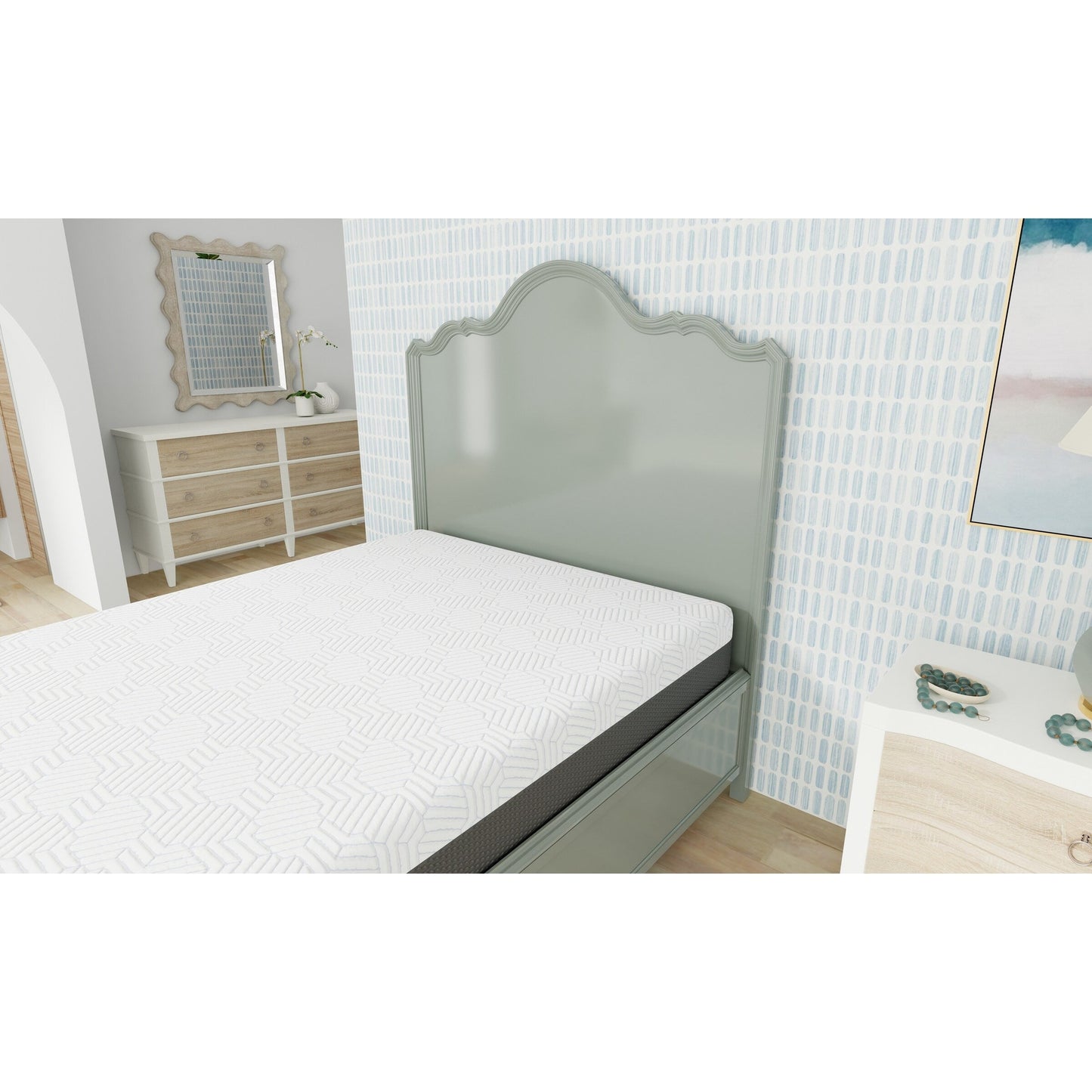 Omne Sleep Omne Fria 10 Inch Medium Firm Mattress With Cooling Cover