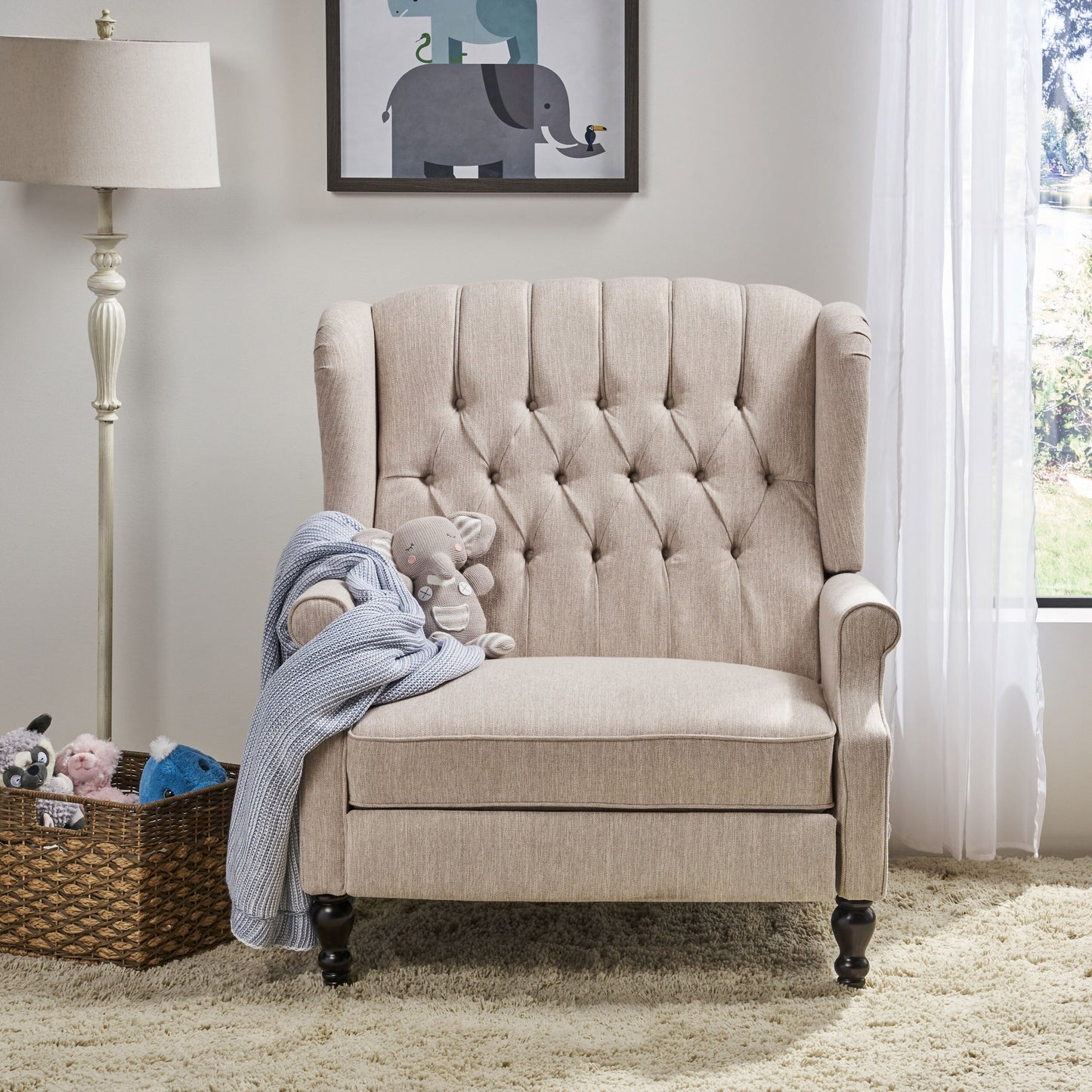 One and half seater recliner