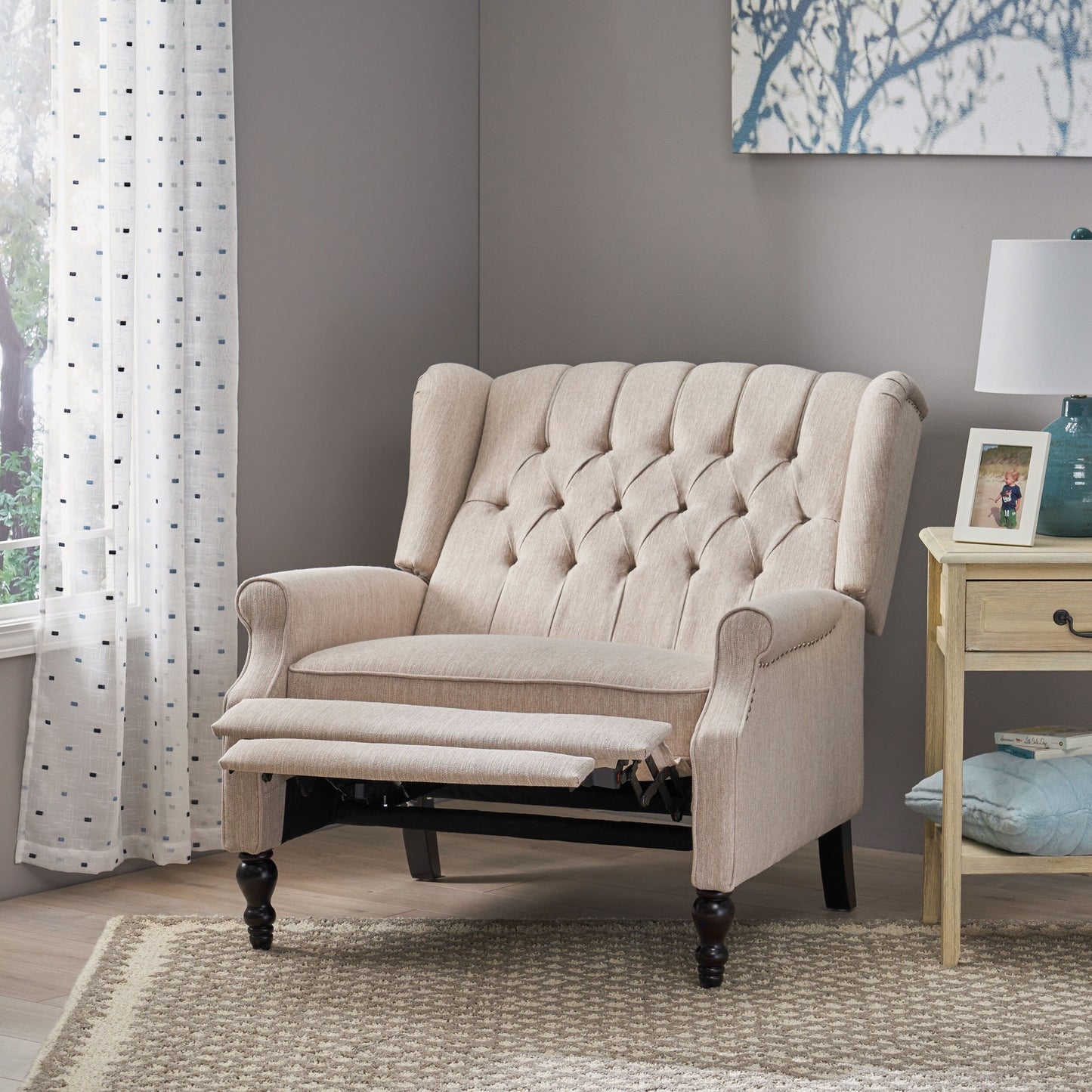 One and half seater recliner
