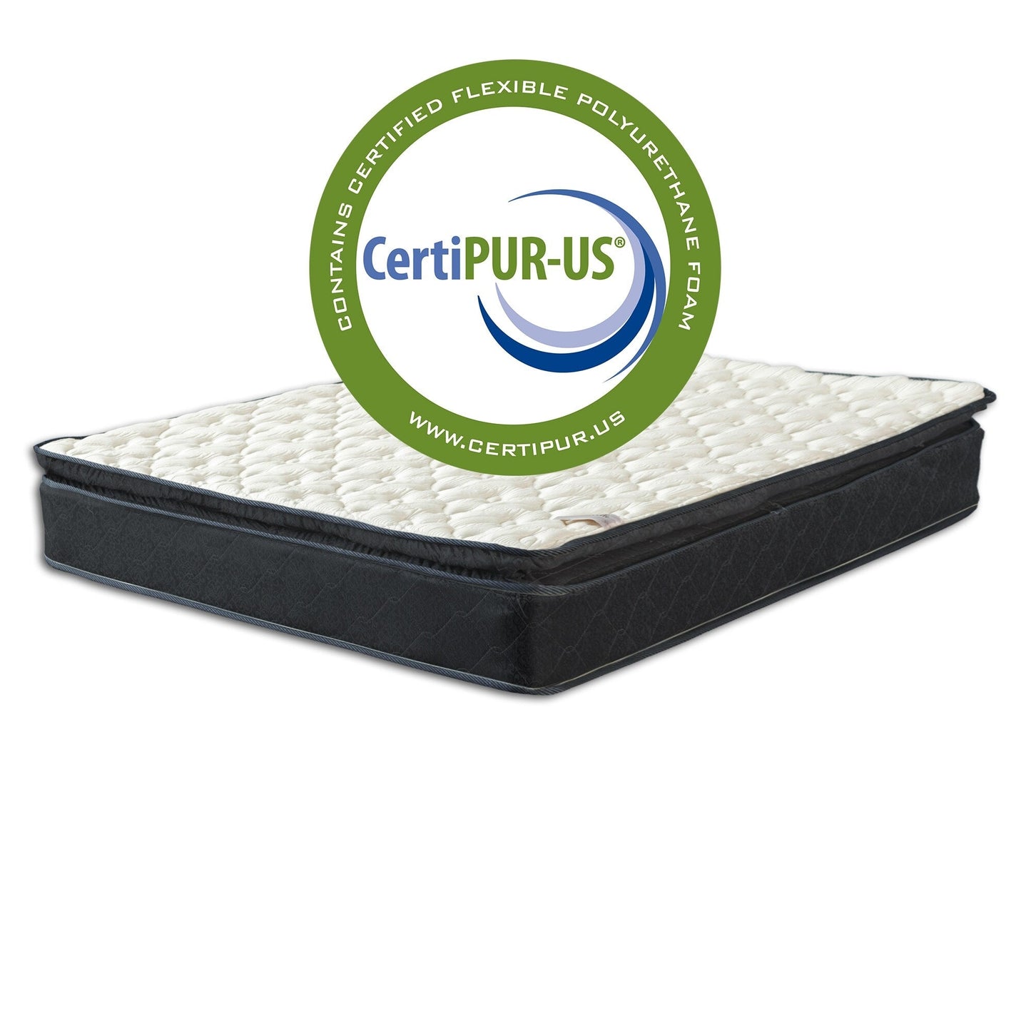Onetan Mattress and Platform Bed Set, 10-Inch Medium Pillow Top Hybrid Mattress and 14 Metal Platform Bed