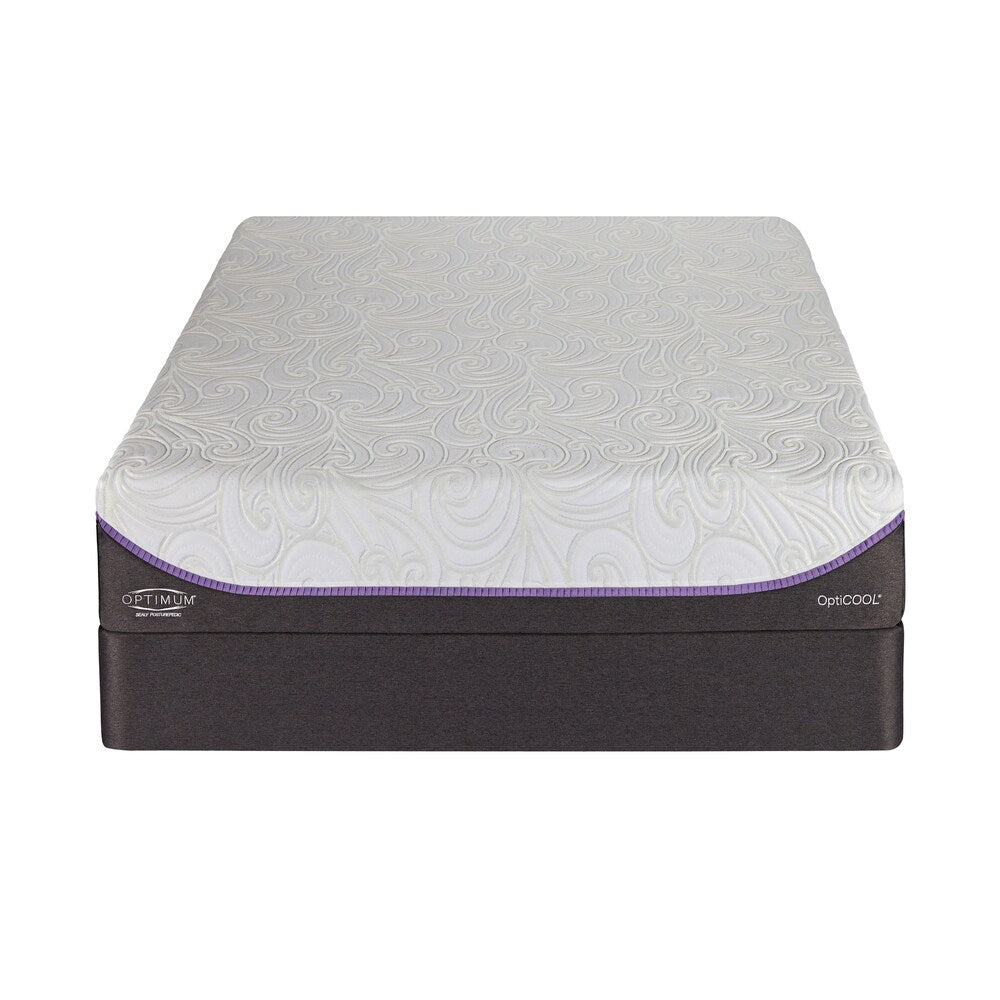 Optimum by Sealy Posturepedic Inspiration Gold Plush Queen-size Mattress - White