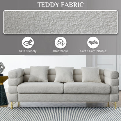 Ouyessir Mid Century Sofa Couch for Bedroom, Living Room, Lounges, Office, Apartment