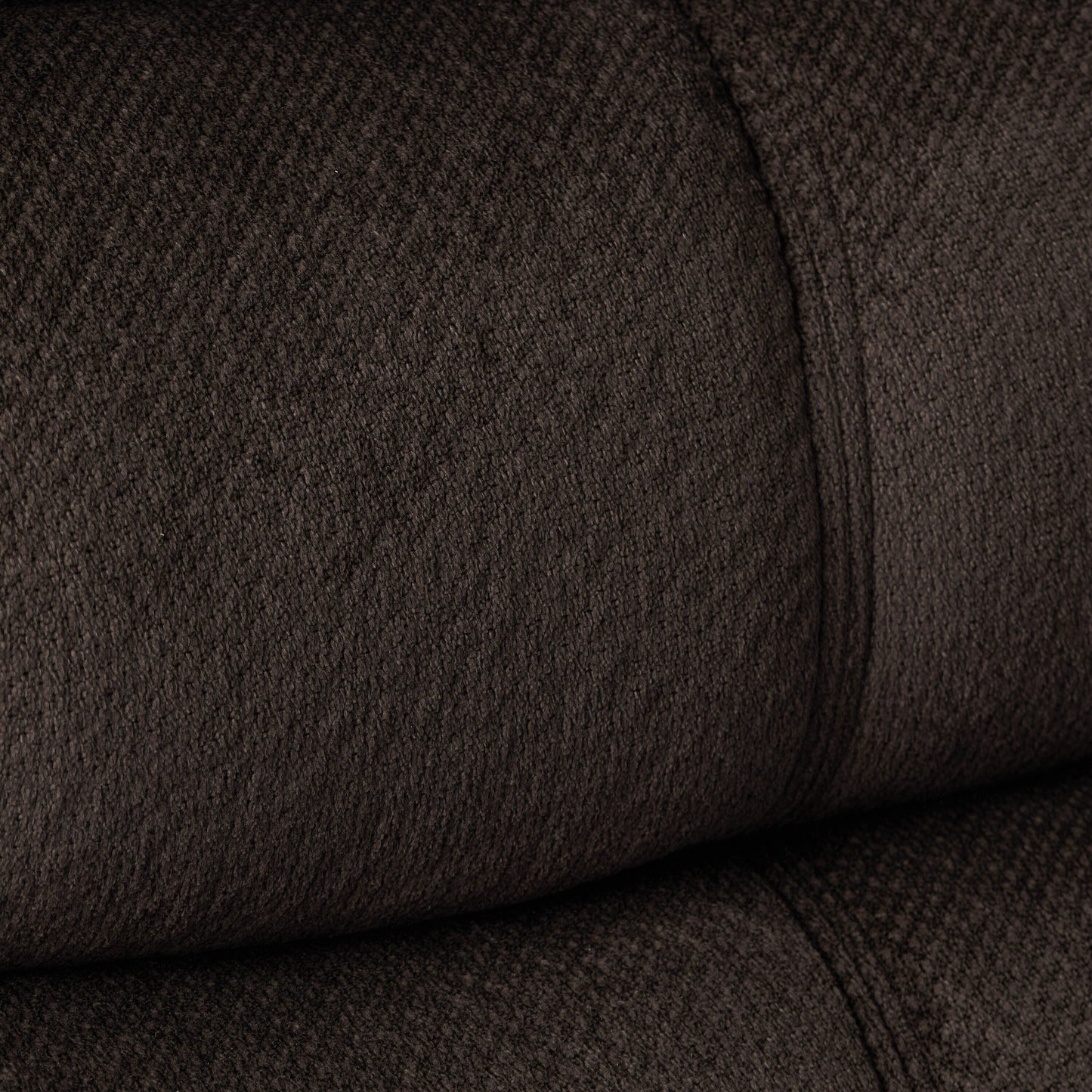 Oversized Brown Plush Fabric Glider Recliner Chair