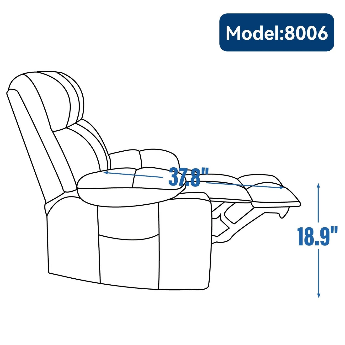 Oversized Chenille Power Lift Recliner with Dual Cup Holders