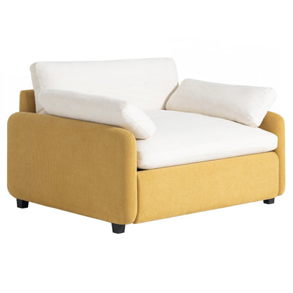 Oversized Chenille Single Sofa Chair