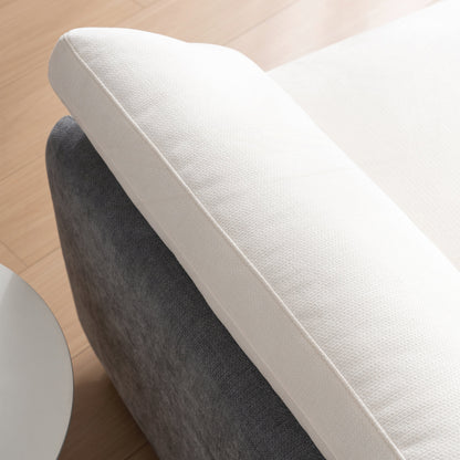 Oversized Chenille Single Sofa Chair