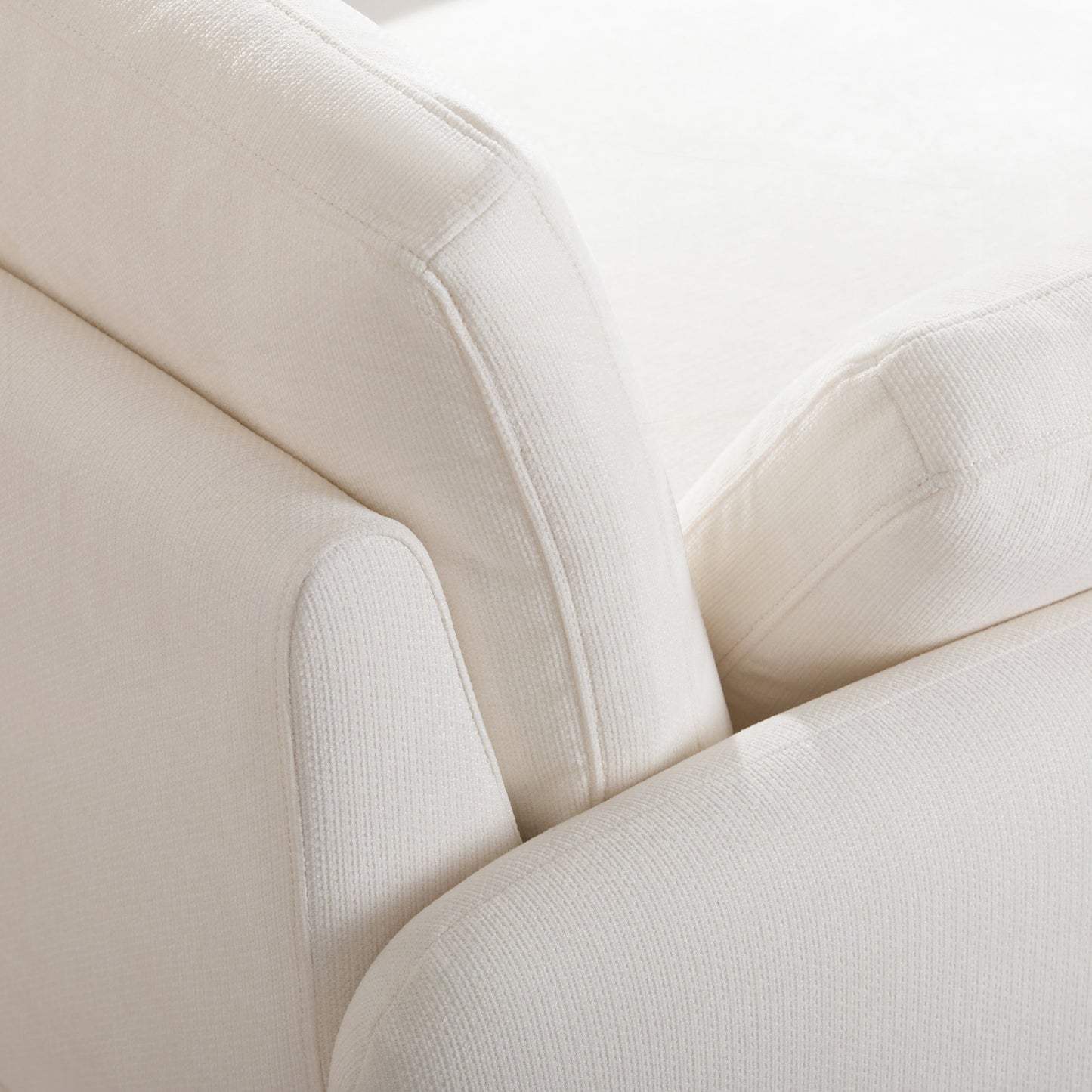 Oversized Chenille Single Sofa Chair