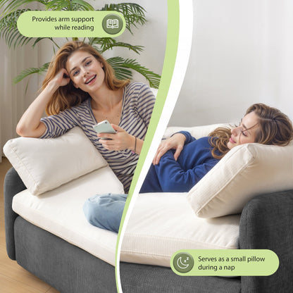 Oversized Chenille Single Sofa Chair