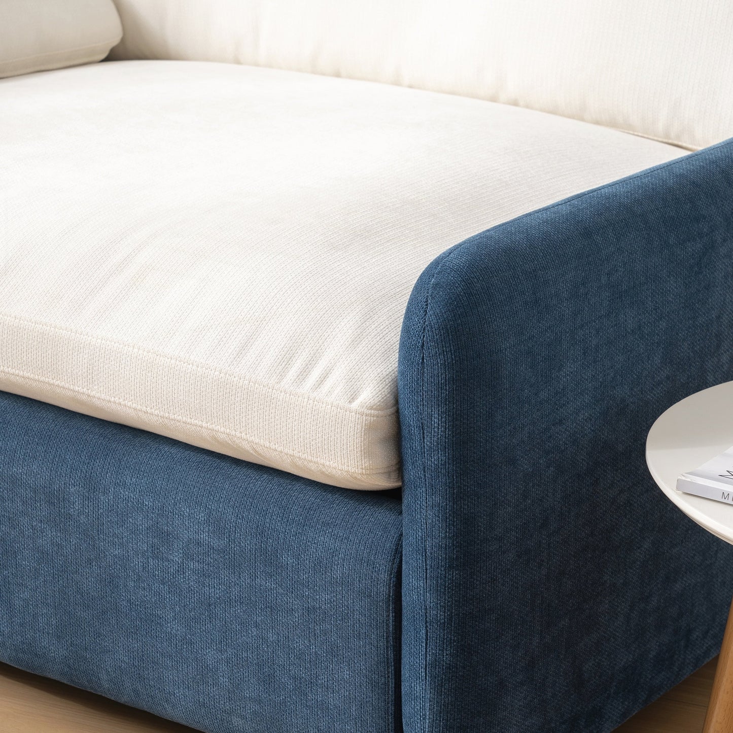 Oversized Chenille Single Sofa Chair