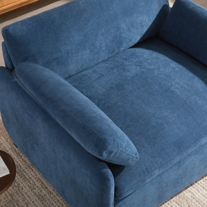 Oversized Chenille Single Sofa Chair