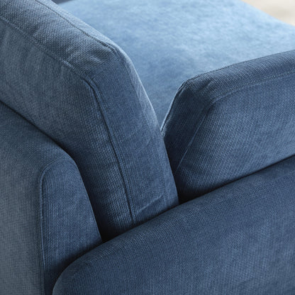 Oversized Chenille Single Sofa Chair