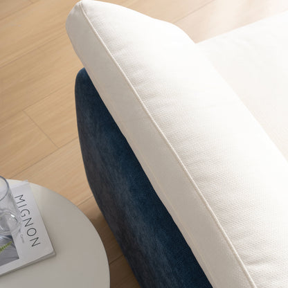 Oversized Chenille Single Sofa Chair