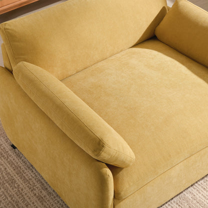 Oversized Chenille Single Sofa Chair
