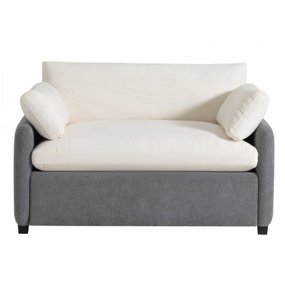 Oversized Chenille Single Sofa Chair