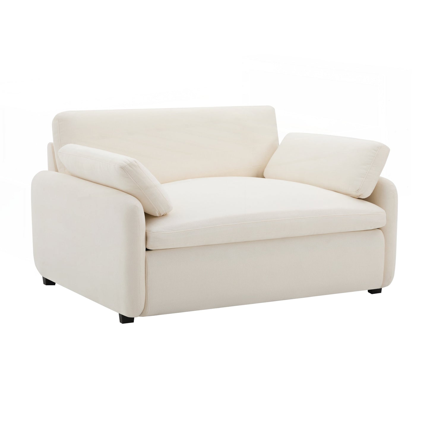 Oversized Chenille Single Sofa Chair