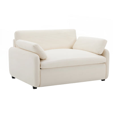 Oversized Chenille Single Sofa Chair