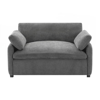 Oversized Chenille Single Sofa Chair