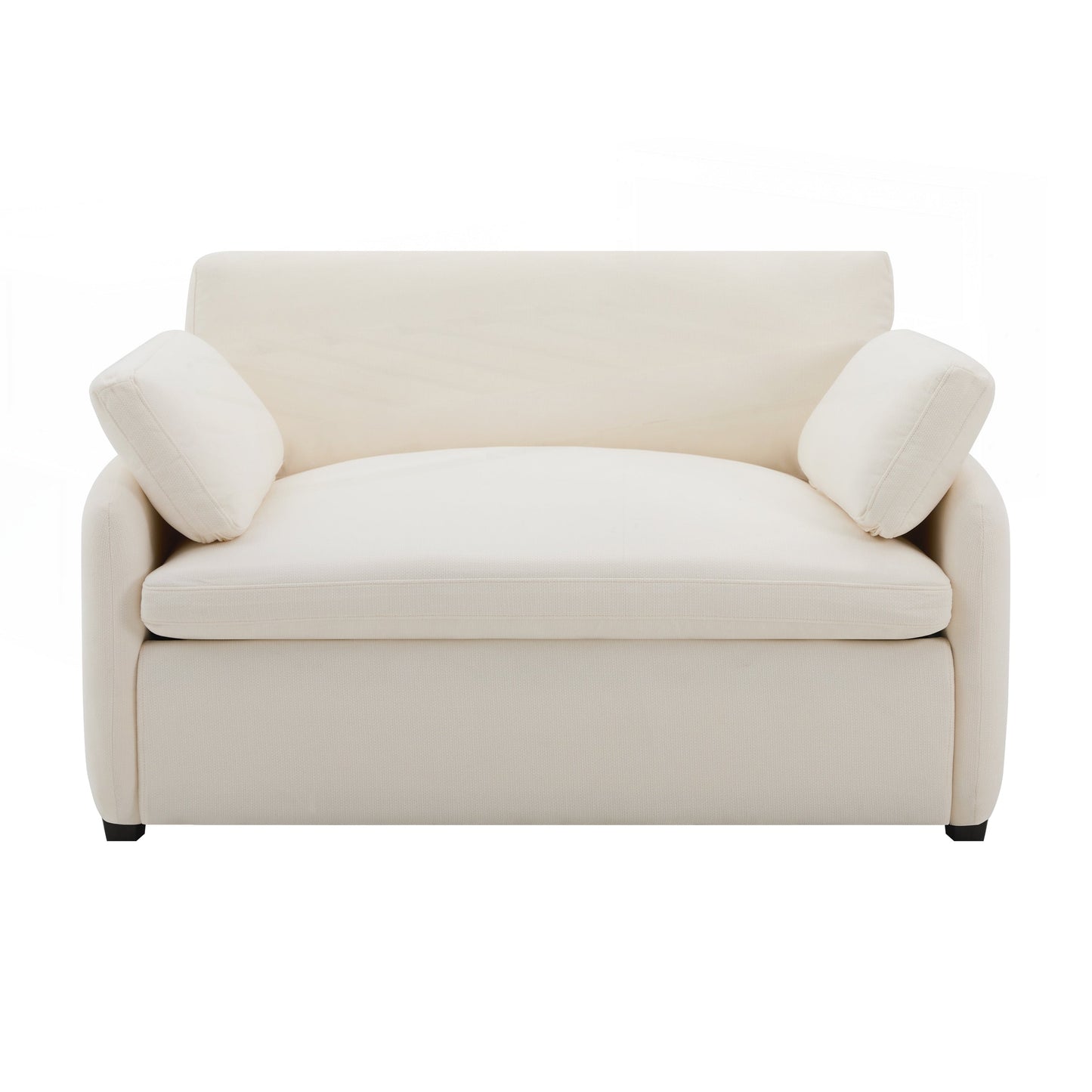 Oversized Chenille Single Sofa Chair