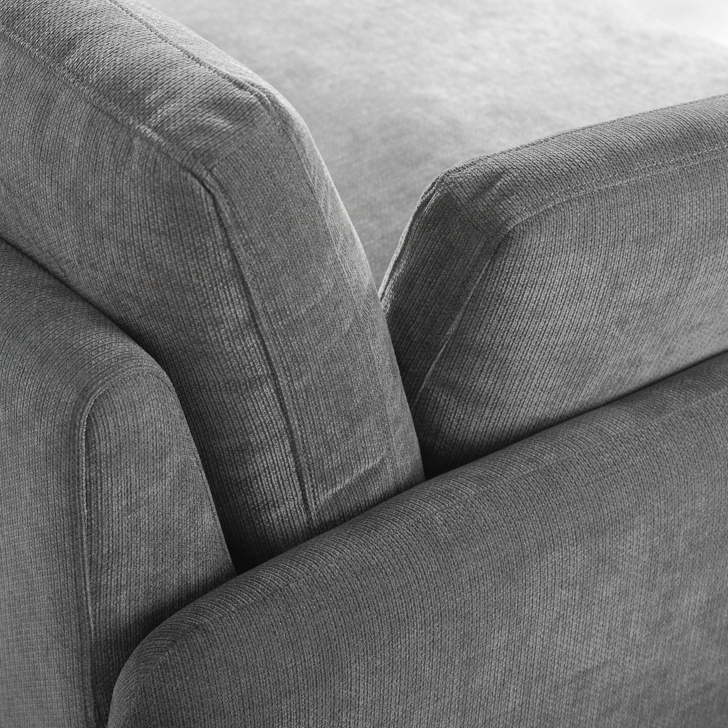 Oversized Chenille Single Sofa Chair