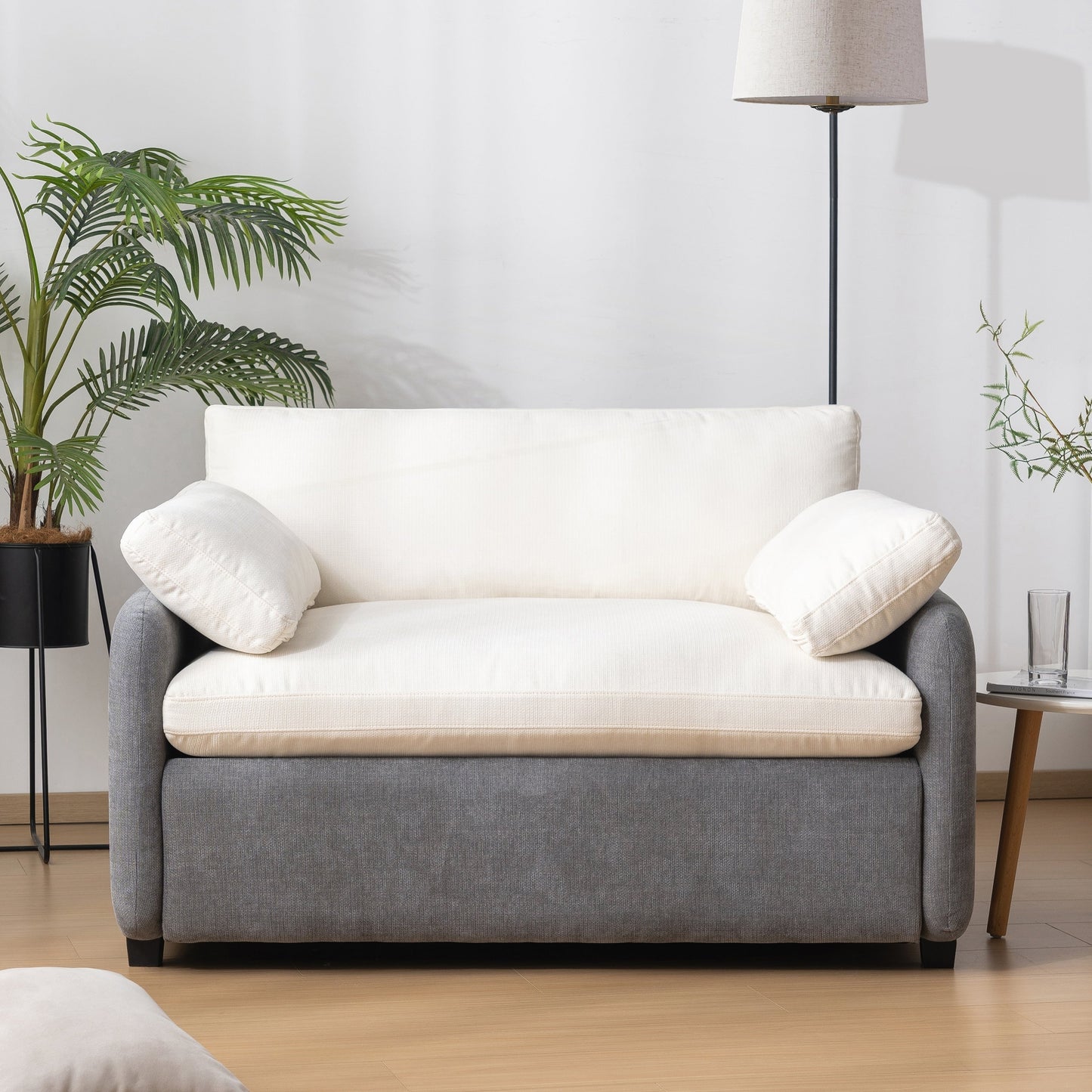 Oversized Chenille Single Sofa Chair