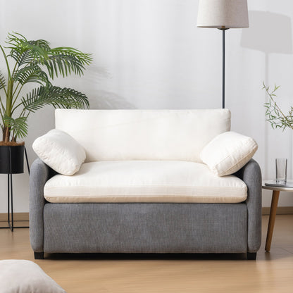 Oversized Chenille Single Sofa Chair