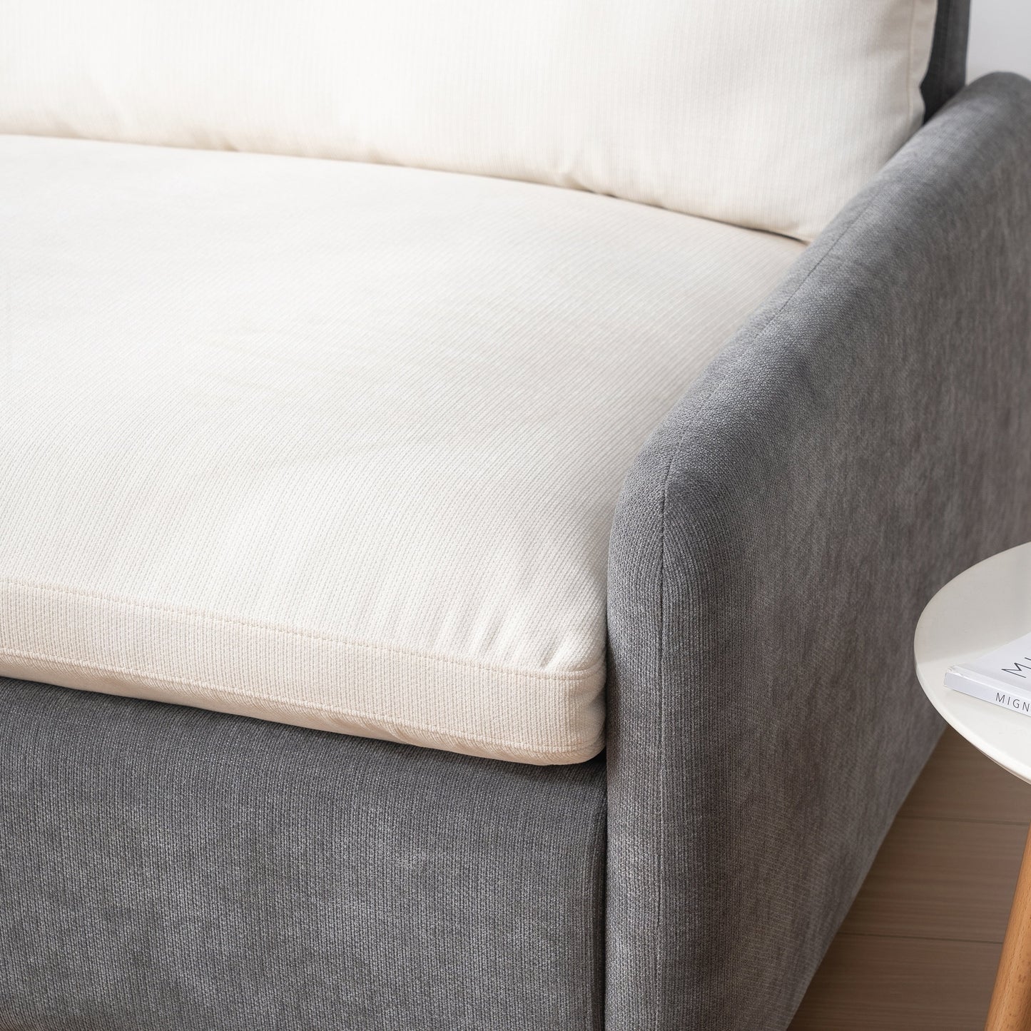 Oversized Chenille Single Sofa Chair