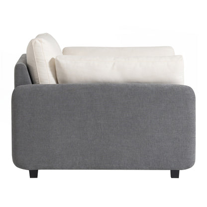 Oversized Chenille Single Sofa Chair