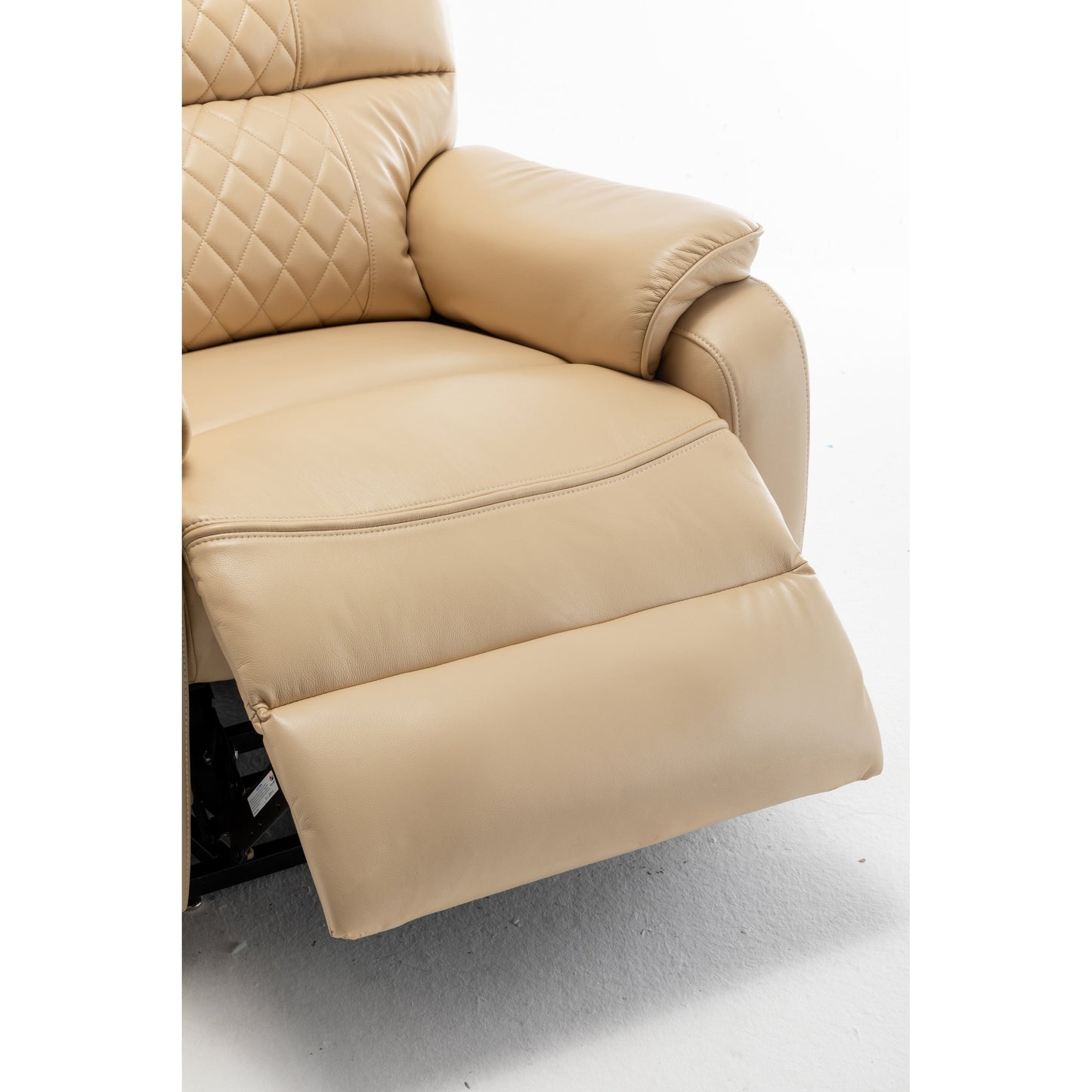 Oversized Electric Lift Recliner with OKIN Motor, Infinite Recline to 180°, Extra-Wide Seat, and Convenient Side Storage