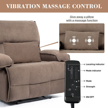 Oversized Manual Recliner Chair Sofa for Living Room