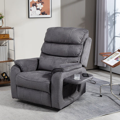 Oversized Power Lift Recliner Chair Heat  Massage, 180 Lying Flat