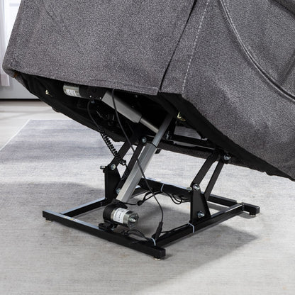 Oversized Power Lift Recliner Chair Heat  Massage, 180 Lying Flat