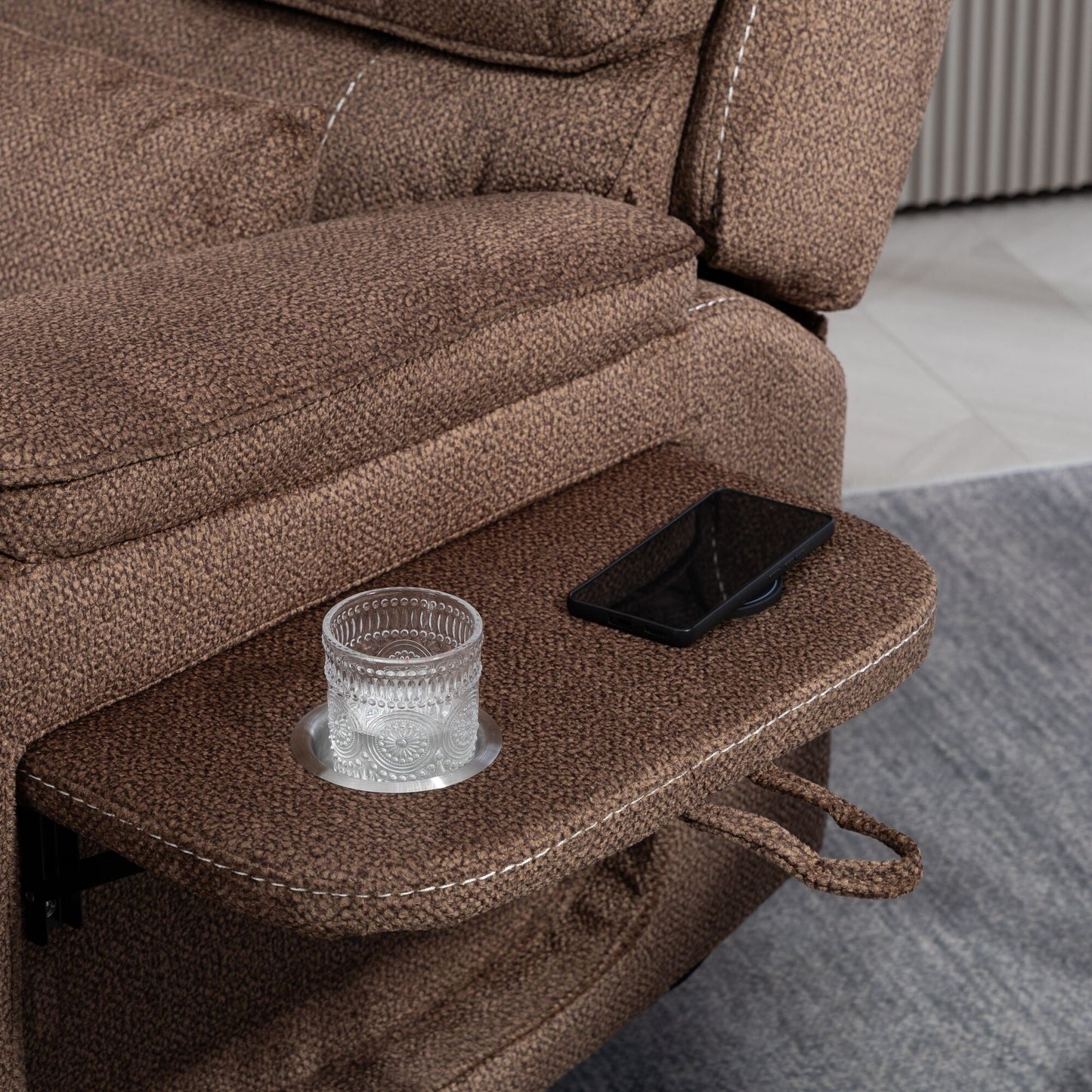 Oversized Power Lift Recliner Chair Heat  Massage, 180 Lying Flat