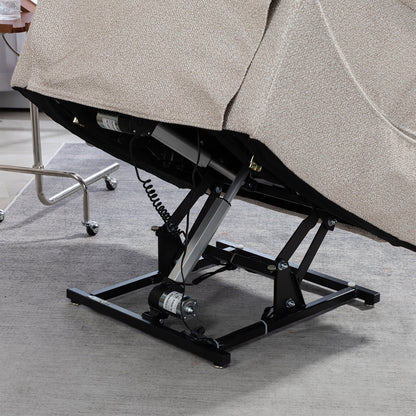 Oversized Power Lift Recliner Chair Heat  Massage, 180 Lying Flat