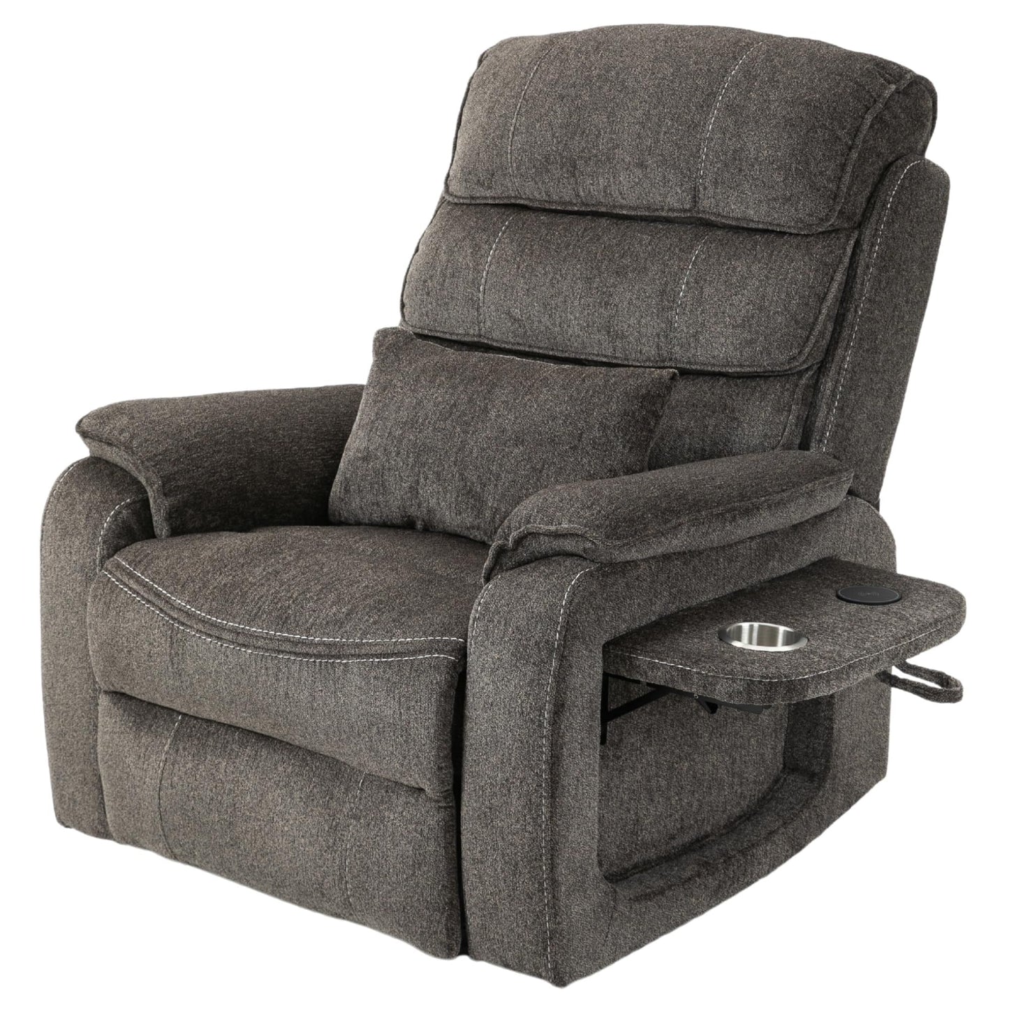 Oversized Power Lift Recliner Chair Heat  Massage, 180 Lying Flat