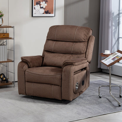 Oversized Power Lift Recliner Chair Heat  Massage, 180 Lying Flat