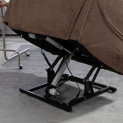 Oversized Power Lift Recliner Chair Heat  Massage, 180 Lying Flat