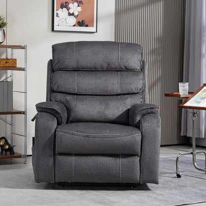 Oversized Power Lift Recliner Chair Heat  Massage, 180 Lying Flat
