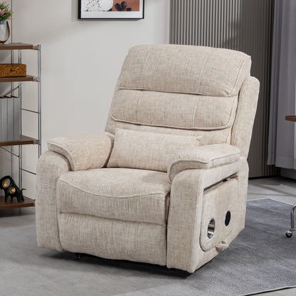 Oversized Power Lift Recliner Chair Heat  Massage, 180 Lying Flat